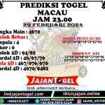 PREDIKSI TOGEL TOTOMACAU 4D P6 29 FEBRUARI 2024