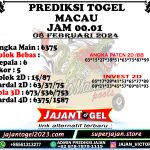 Prediksi Togel Toto Macau 4D P6 07 Februari 2024