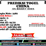 PREDIKSI CHINA 04 MARET 2024