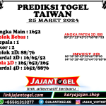 PREDIKSI TAIWAN 25 MARET 2024