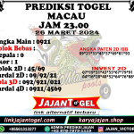 PREDIKSI TOGEL TOTOMACAU 4D P6 26 MARET 2024