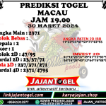 PREDIKSI TOGEL TOTOMACAU 4D P4 30 MARET 2024