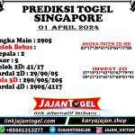 PREDIKSI SINGAPORE 01 APRIL 2024