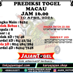 PREDIKSI TOGEL TOTOMACAU 4D P3 10 APRIL 2024