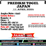 PREDIKSI JAPAN 11 APRIL 2024