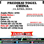 PREDIKSI CHINA 14 APRIL 2024