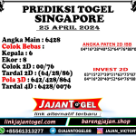 PREDIKSI SINGAPORE 25 APRIL 2024