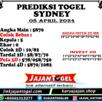 PREDIKSI SYDNEY 08 APRIL 2024