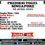 PREDIKSI SINGAPORE 08 APRIL 2024