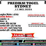 PREDIKSI SYDNEY 17 MEI 2024