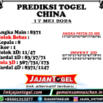 PREDIKSI CHINA 17 MEI 2024