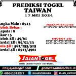 PREDIKSI TAIWAN 17 MEI 2024