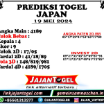 PREDIKSI JAPAN 19 MEI 2024