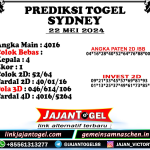 PREDIKSI SYDNEY 22 MEI 2024