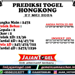 PREDIKSI HONGKONG 27 MEI 2024